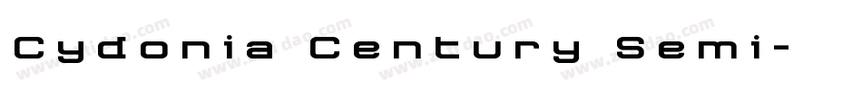 Cydonia Century Semi字体转换